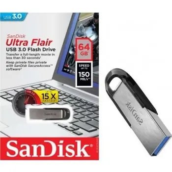 SanDisk Ultra Flair 64GB USB 3.0 Flash Drive