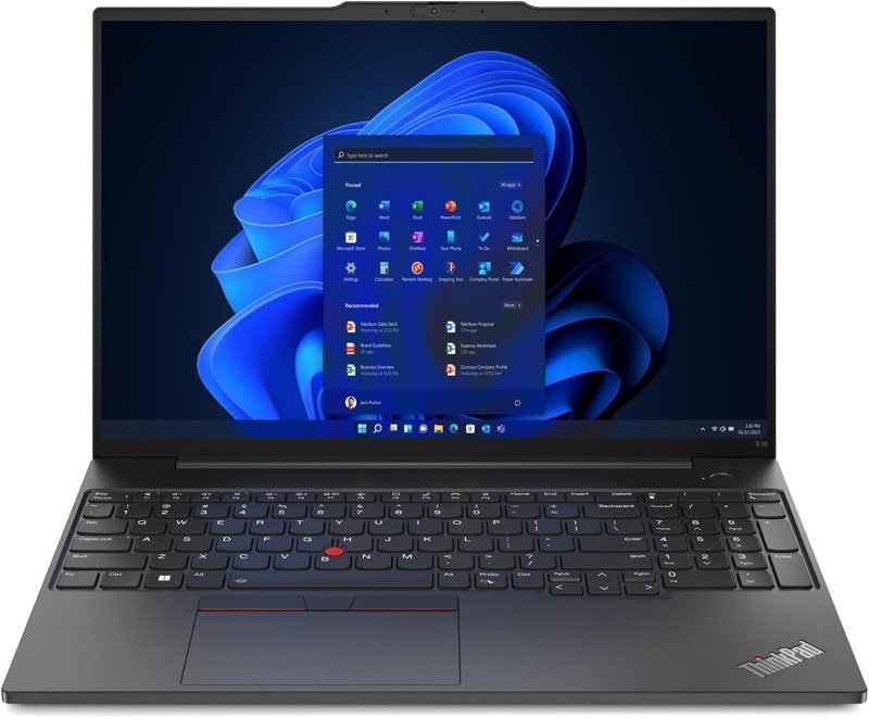 Lenovo ThinkPad E16 Business Laptop 16" FHD AMD Ryzen 5 7530U 16GB RAM 512GB SSD, Fingerprint Backlit FHD Webcam WiFi 6 Win 11 Pro Brand New 1 Dealership Warranty