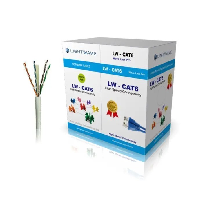 Light Wave Cat6 UTP 305M Roll Network Cable Cat 6