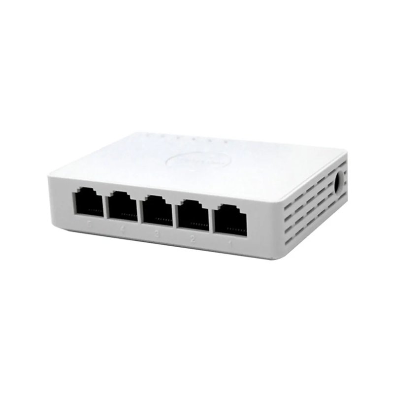 Hikvision DS-3E0105D-O SOHO Networking 5-Port 100 Mbps Fast Ethernet Plastic Switch