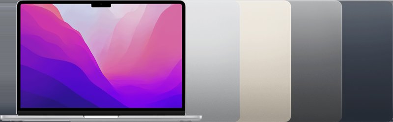 Apple MacBook Air M2 @3.49GHz 13.6" Liquid Retina Display 16GB RAM 512GB SSD True Tone Technology 1080p FaceTime HD Webcam Touch ID Backlit Magic Keyboard Thunderbolt 3 A2681 2022 Model 