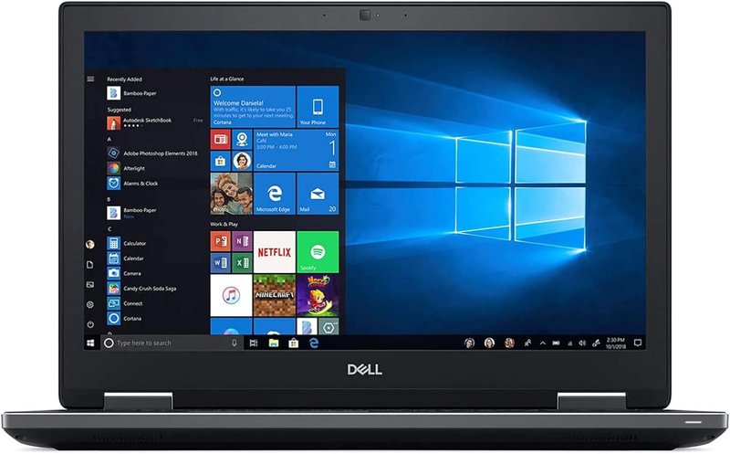 Dell Precision 7730 17.3" FHD Display 8th Gen Intel Core i7-8850H @2.5GHz 32GB RAM 512GB SSD 6GB GDDR5 NVIDIA Quadro P3200 Graphics Card Certified Refurbished Ex Uk 6 Months Warranty
