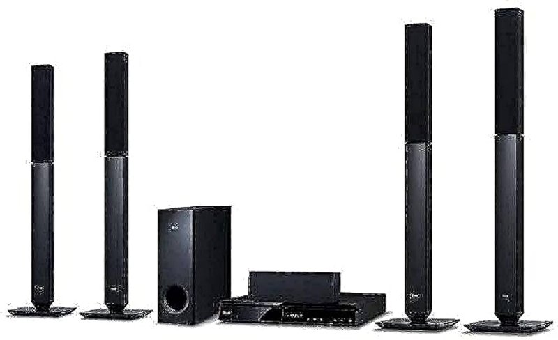 LG LHD657 1000W 5.1ch 4Tallboys Wireless Bluetooth Audio Home Theatre System