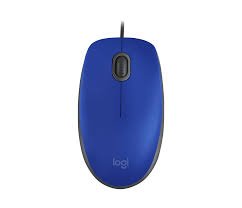 Logitech USB Silent Mouse M110S - Blue, Red, Grey