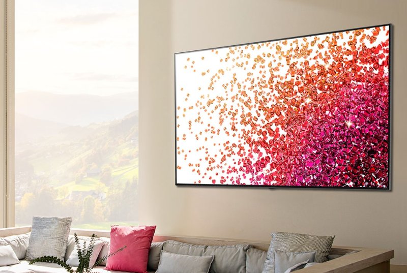LG NanoCell 86 Inch TV With 4K Active HDR Cinema Screen Design from the NANO75 Series 86NANO75VPA