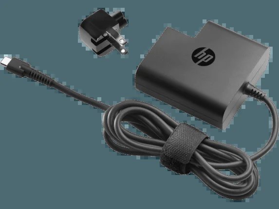 Original HP 65W USB-C Type C 20V 3.25A Square Power Adapter Charger