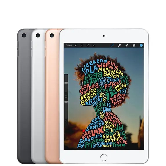 iPad Mini 5th Gen 64GB 3GB RAM 7.9" Liquid Retina IPS LCD 8MP Camera Apple A12 Bionic iPadOS 15 Wi-Fi + Cellular Touch ID Apple iPad mini (2019) Certified Refurbished Pre-Owned 3 Month Warranty