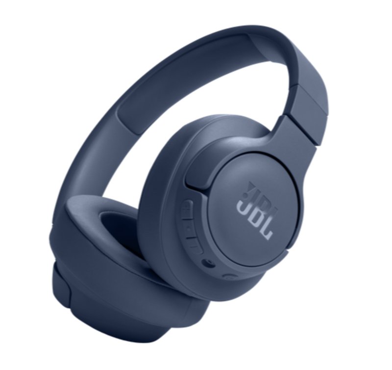 JBL Tune 720BT Wireless Over-Ear Headphones Pure Bass Sound Bluetooth 5.3 Up to 76H Battery Life and Speed Charge Comfortable and Foldable Design