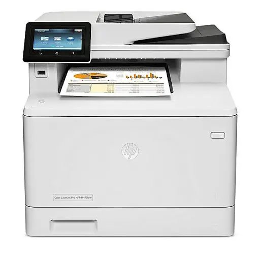 HP Color LaserJet M477fdn All In One A4 A5 Duplex Printer Print Copy Scan Fax