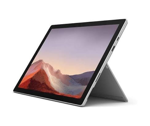 Microsoft Surface Pro 7 1866 10th Gen Intel Core i5-1065G7 8GB DDR4 RAM 256GB SSD 12.3" PixelSense Touchscreen Display Intel Iris Plus Graphics EX UK 6 Months Warranty (No Keyboard Included)