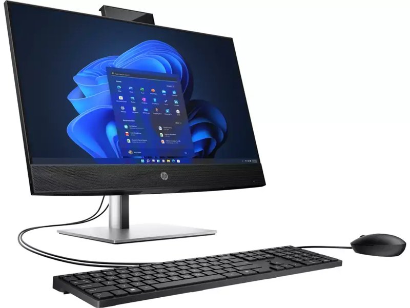 HP ProOne 440 G9 All-in-One Desktop Intel Core i3-12100T 8GB DDR4-3200 SODIMM 512GB M.2 2280 PCIe NVMe SSD 23.8" Diagonal IPS Widescreen WLED Backlit Antiglare LCD FHD Non-Touch Certified Refurbished 6 Months Warranty