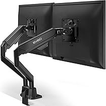 ZENO M8D Computer Monitor Double Arm VESA Monitor Stand For Desk Mount Basic Monitors Bracket Holder 17"-32"	