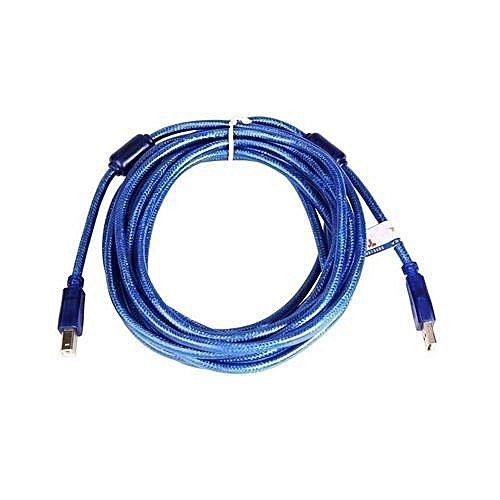 Generic Universal USB Printer Cable 5M - Blue