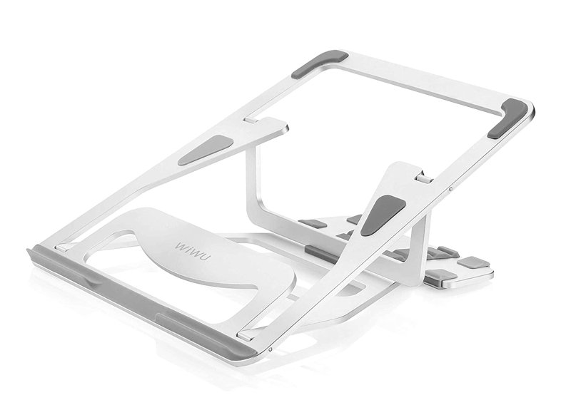 LOHAS S100 Foldable Aluminum Frame Laptop Stand with 5 Angle Adjustments Ergonomic Design Cooling Support Laptop Holder