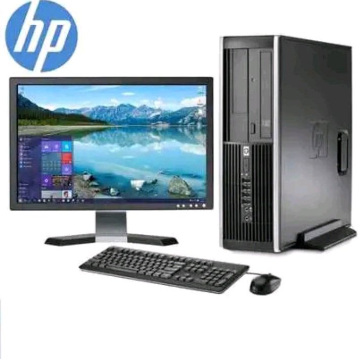 HP Complete Desktop Computer Set Core 2 Duo 4GB RAM 500GB HDD 17 Inch Monitor Keyboard Mouse Windows 11 MS Office Ready to Use Home Office School Desktop PC Free Mouse Pad Kenya