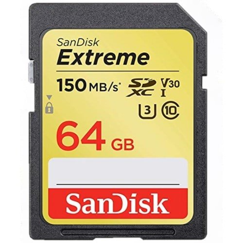 SanDisk 64GB Extreme UHS-I SDXC Memory Card