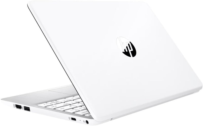 HP Stream 11-ak0030na Intel Celeron N4020 1.1GHz Up to 2.8GHz  4GB DDR4-2400 MHz RAM 64GB eMMC Plus SanDisk 128GB SD Card 11.6" HD Display Intel UHD Graphics 600 Dual Speakers-White