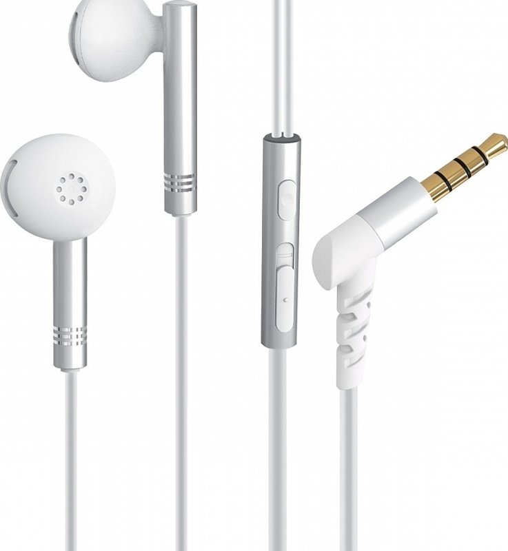 Crown Micro Wired Stereo Earphones - White CME-253