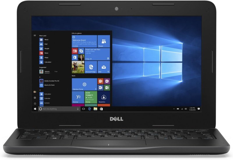 Dell Latitude 3180 Intel Pentium Processor 8GB RAM 128GB Solid State Drive 11.6" 1366 x 768 LCD Display Wi-Fi Bluetooth HDMI USB 3.1 Gen 1 Web Camera Laptop PC