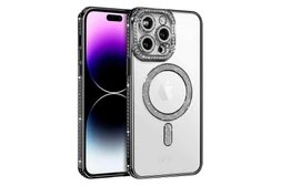 iPhone 16 Pro Max Diamond Rhinestone Glitter Crystal Bling MagSafe Cover