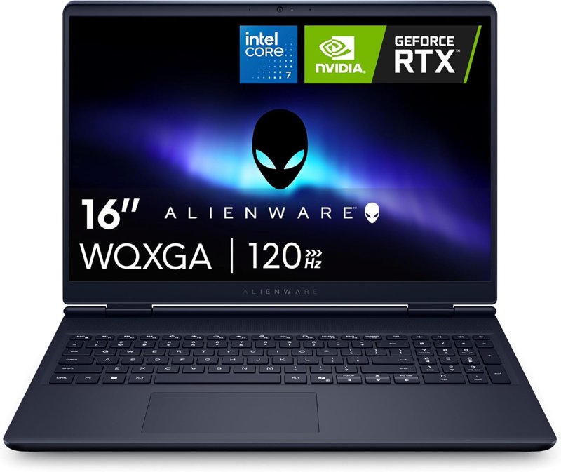 Dell Alienware 16 Aurora Laptop 16" WQXGA Display Intel Core 7-240H Series 2 32GB DDR5 RAM 1TB SSD 8GB GDDR7 NVIDIA GeForce RTX 5060 Windows 11 Home