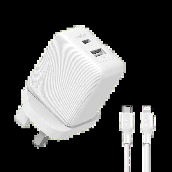 Oraimo PowerCube 201 20W Dual-Port Type-C to Lightning Wall Fast Charger Kit OCW-5203U