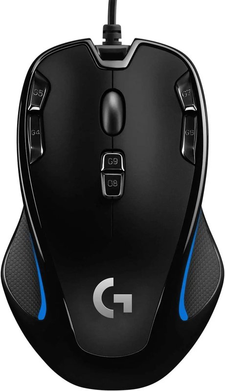 Logitech G300s Optical Ambidextrous Gaming Mouse 9 Programmable Buttons