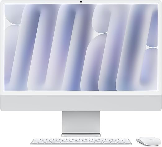 Apple iMac M4 chip with 10-core CPU and 10-core GPU 24" 4.5K Retina Display 24GB Unified Memory 512GB SSD Apple Integrated Graphics All-in-One Desktop Computer (MCR24B/A 2024 Model) Brand New