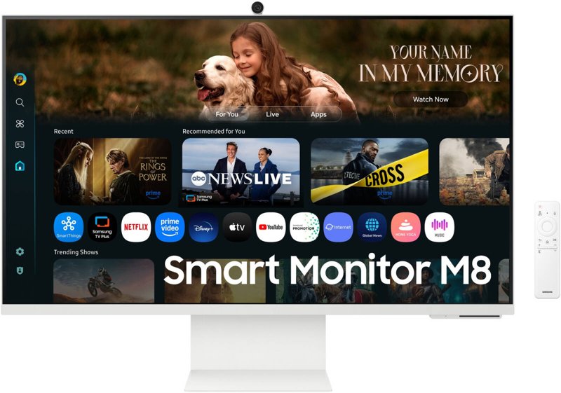 Samsung  M80F Vision AI 32" 4K(UHD) Smart M8 Monitor LS32FM801UMXUE