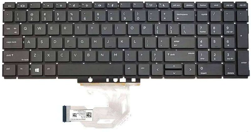 Laptop Keyboard Replacement for HP ProBook 450, 455 G6, G7, 450R G6, G7