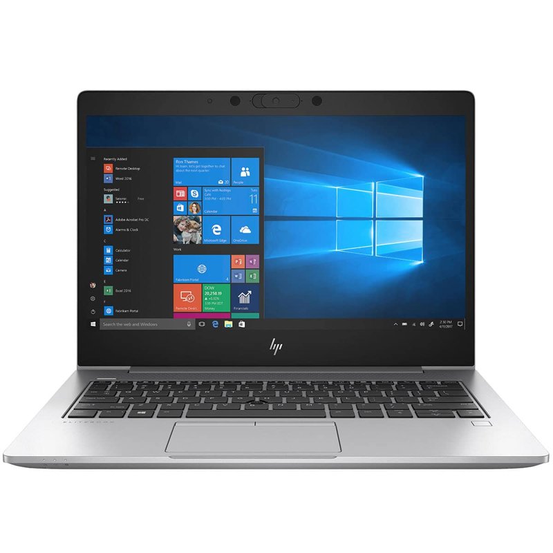 HP Elitebook 830 G5 8th Gen Intel Core i5-8350U @1.70GHz 16GB RAM 512GB SSD 13.3" Display Backlit Keyboard Free Dos Wi-Fi Fingerprint Scanner Spill Resistant Keyboard Ex UK 6 Months Warranty