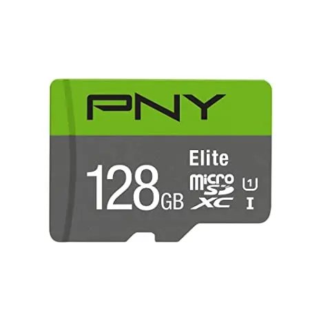 PNY 128GB Elite-X Class 10 U3 V30 microSDXC Flash Memory Card Supports 4K UHD