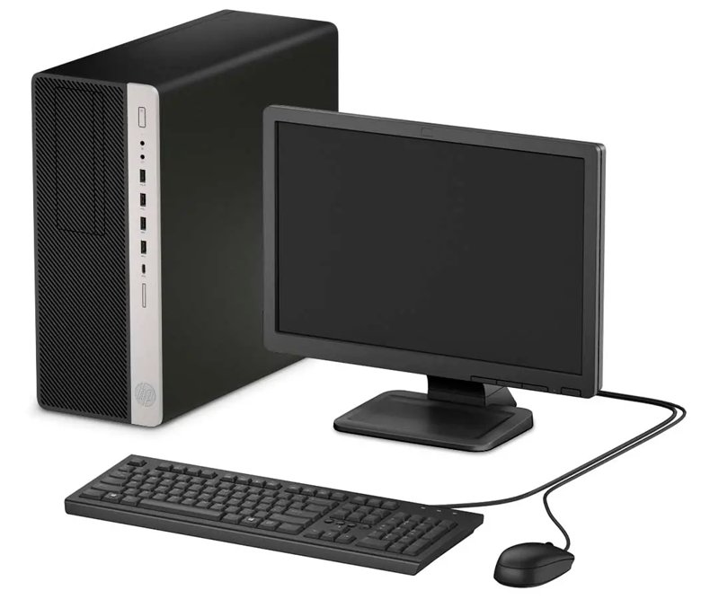 HP EliteDesk 800 G4 Tower Business PC Intel Core i5-8500 Processor 8GB DDR4 RAM 1TB(1000GB) HDD Intel HD Graphics CPU Keyboard Mouse Plus 22" LG Ex UK Monitor 6 Months Warranty