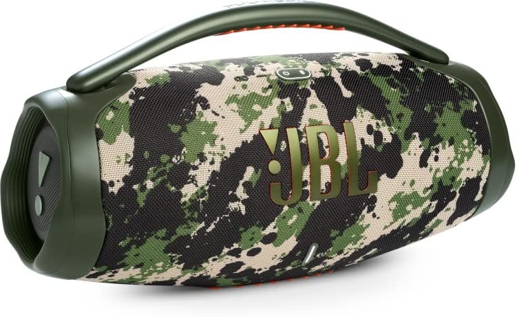 JBL BoomBox 3 Portable Speaker IP67 Dust & Waterproof 24Hrs Music Playtime (Jungle Green)