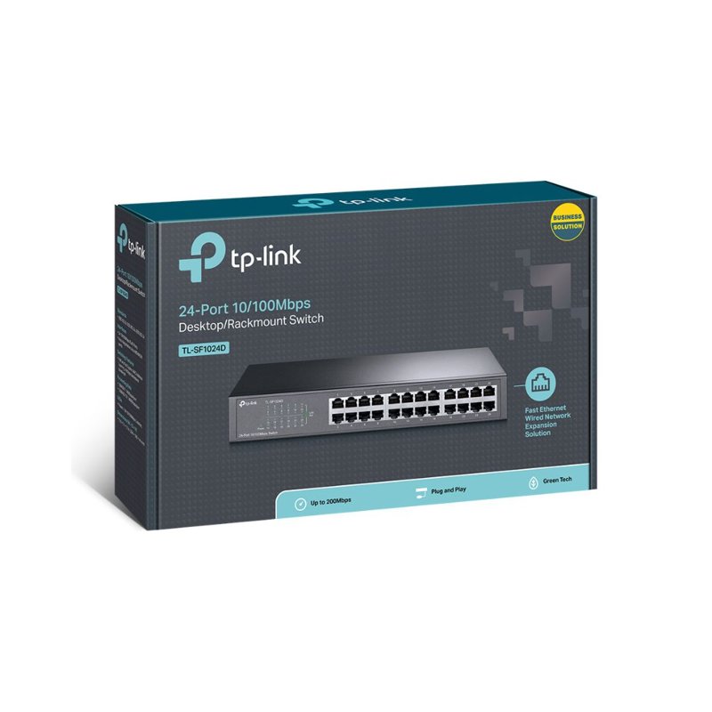 TP-Link 24-Port 10/100Mbps Desktop/Rackmount Switch - TL-SF1024D