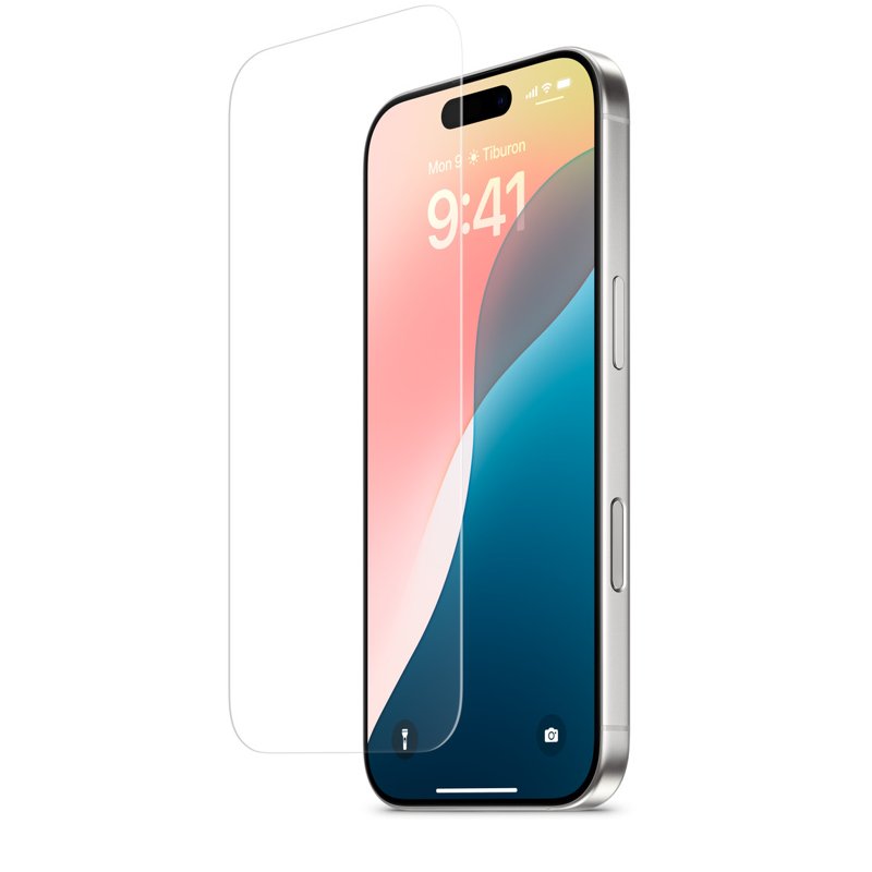 iPhone 16 Full Glue Tempered Glass Screen Protector