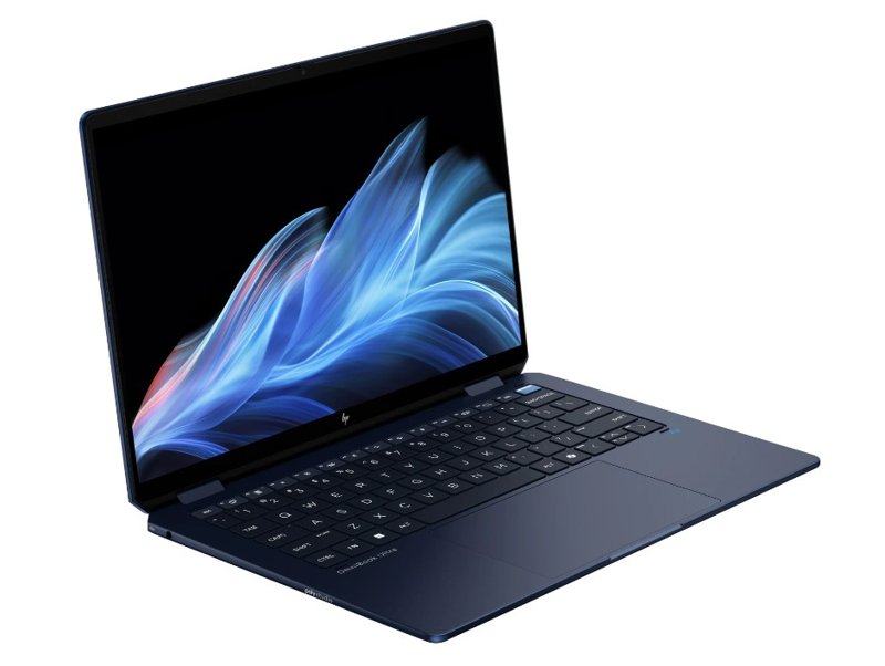 HP OmniBook Ultra Flip 14fh0xxx Next Gen AI Laptop Intel Core Ultra 7 256V Up to 4.8GHz 16GB LPDDR5x RAM 512GB PCIe NVMe M.2 SSD 14" Touchscreen Display  Intel Arc Graphics 9MP IR AI Camera Windows 11 Home Poly Studio with Dual Speakers