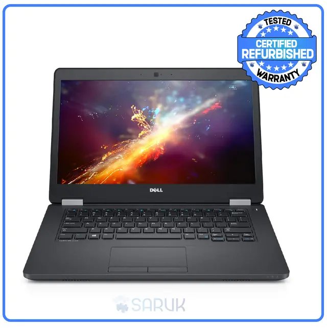 Dell Latitude E5470 6th Gen Intel Core i5-6300U 8GB RAM 256GB SSD 14" Display Bluetooth Webcam WiFi FreeDOS Ex Uk 6 Months Warranty