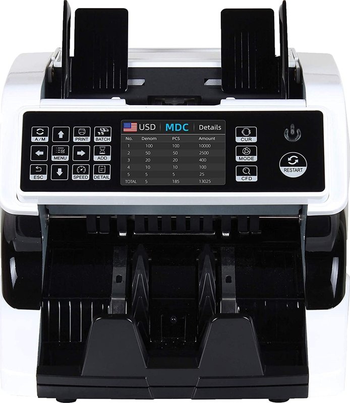 Premax PM-VC110 Multi-Currency Value Counting Machine Mix Currency Bill Counter
