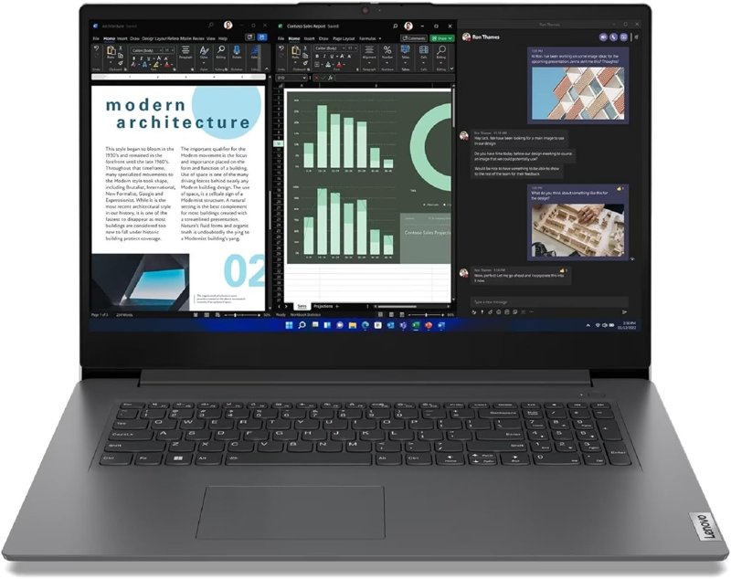 Lenovo V17 G4 IRU 13th Gen Core i3-1315U 8GB RAM 512GB PCIe NVMe PCIe SSD 17.3 FHD Integrated Intel UHD Graphics 720P HD Camera With Privacy Shutter High Definition (HD) Audio Brand New Windows 11 Home 1 Year Warranty