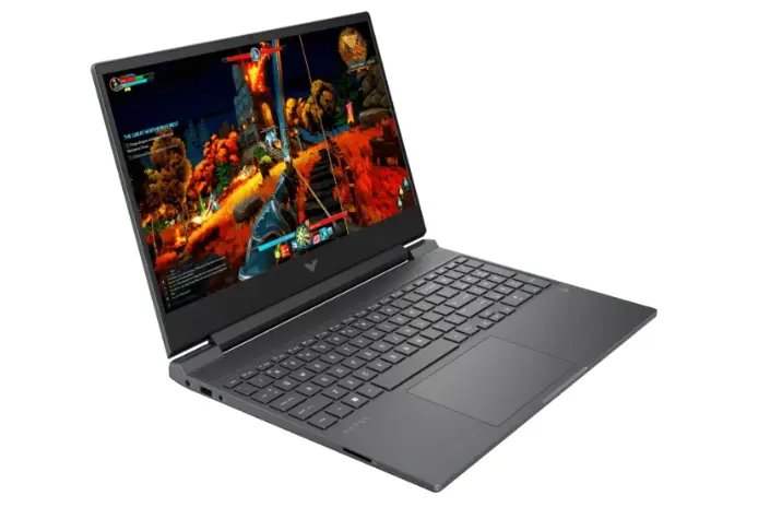 HP Victus 15-fa0353TX Gaming Laptop 12th Gen Intel Core i7-12700H 16GB RAM 512GB PCIe NVMe TLC M.2 SSD 15.6" FHD Display 144Hz 4GB GDDR6 NVIDIA GeForce RTX 3050 Audio by B&O HP Wide Vision 720p HD Camera Windows 11 Home 1 Year Dealership Warranty
