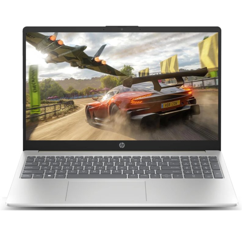 HP 15-fd0371nia 13th Generation Intel Core i7-1355U 8GB RAM 512GB SSD 15.6" FHD Display 2GB GDDR6 NVIDIA GeForce MX570A Dedicated Graphics HP True Vision 720p HD Camera Full-size Backlit Keyboard Natural Silver 1 Year Manufacturer Warranty