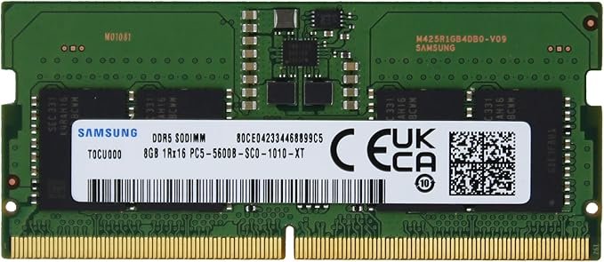 Samsung 8GB PC5 DDR5 5600MHz (PC5-44800 Laptop RAM M425R1GB4PB0-CWM
