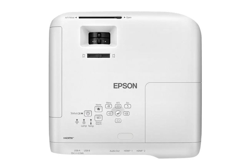 EPSON EB-W55 WXGA Lamp Projector 4000 Lumens Brightness Up To 320-inch Display WiFi 6E