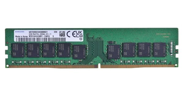 Samsung 32GB PC4-3200AA UDIMM Server ECC RAM Memory Module