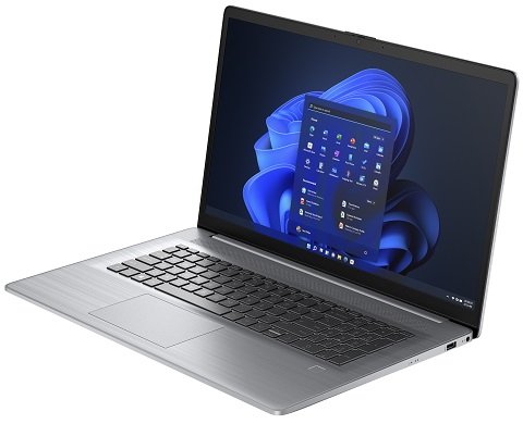 HP Notebook 470 G10 13th Gen Intel Core i5-1335U 16GB RAM 512GB SSD 17.3" Diagonal FHD Display 720p HD Camera Dual Stereo Speakers Fingerprint Reader Backlit Keyboard 1 Year Warranty (8A6D0EA)