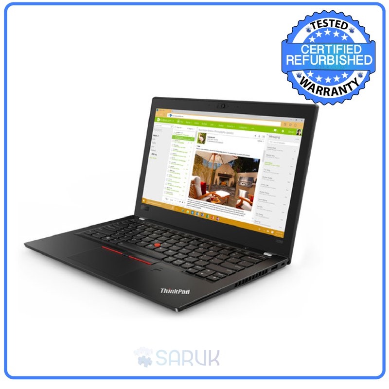 Lenovo ThinkPad X280 Intel Core i5-8350U Quad-Core 8GB RAM 128GB SSD 12.5" FHD IPS Display Intel UHD Graphics 620 Certified Ex Uk 6 Months Warranty