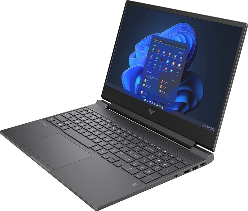 HP Victus 15-fa0059TX Gaming Laptop 15.6" FHD Display 12th Gen Intel Core i5-12500H 8GB RAM 1TB PCIe NVMe TLC M.2 SSD 4GB GDDR6 NVIDIA GeForce GTX 1650 Laptop GPU Audio by B&O HP Wide Vision 720p HD Camera Windows 11 Home 1 Year Dealership Warranty