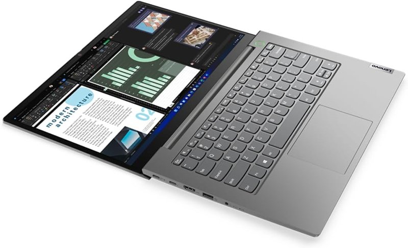 Lenovo ThinkBook 14 G4 ITL 12th Gen Intel Core i5-1235U @2.4GHz 8GB RAM 128GB SSD Bluetooth 720p Webcam WiFi Integrated Intel Iris Xe Graphics FreeDOS Mineral Grey  Brand New 1 Year Warranty