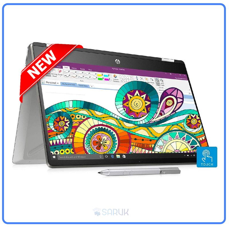 HP Pavilion 14-dy000nia x360 Convertible Laptop 11th Gen Intel Core i7-1165G7 14" Display 8GB DDR4 RAM 512GB PCIe NVMe M.2 SSD Storage Windows 10 1 Year Warranty